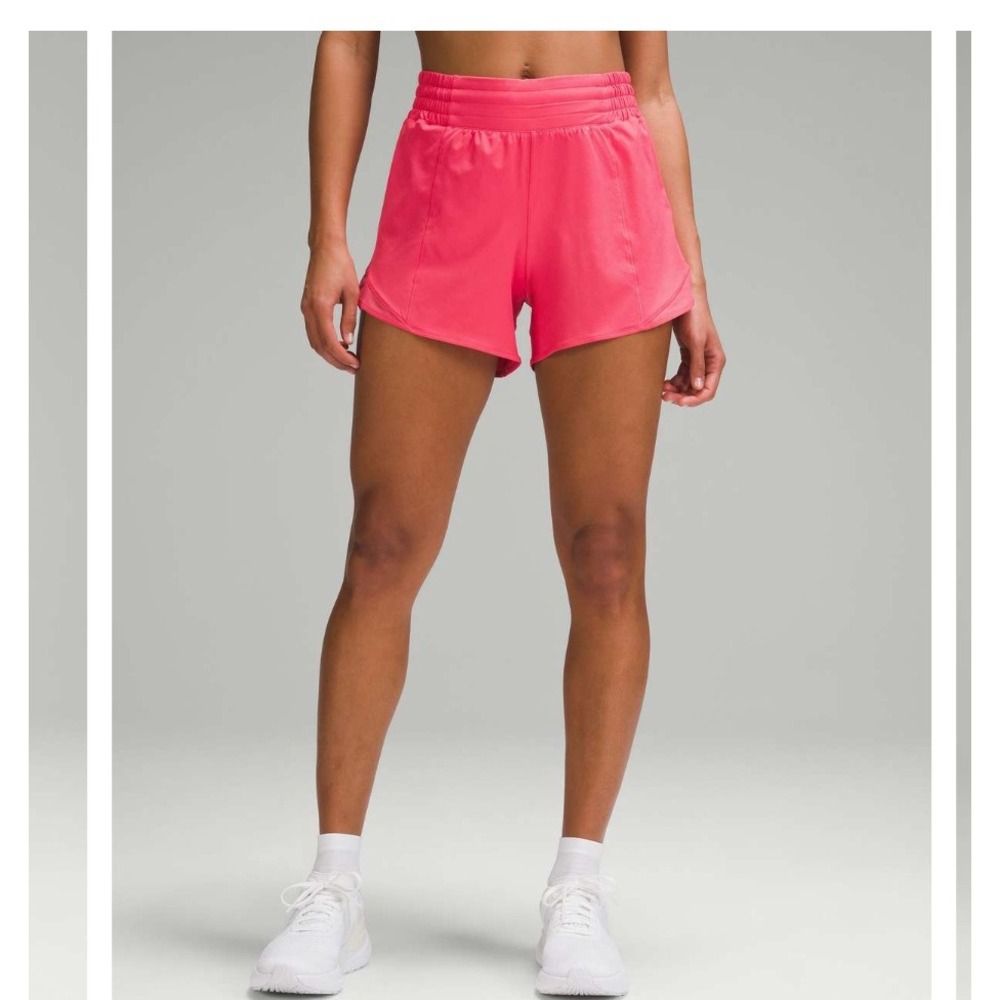 Lululemon Hotty Hot Lined Short Women 4 Long 4 inseam LW7AYXT